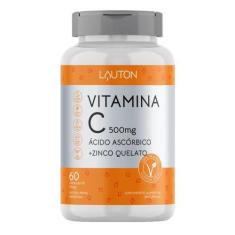 Imagem de Vitamina C + Zinco Quelato 500Mg 60 Caps - Lauton