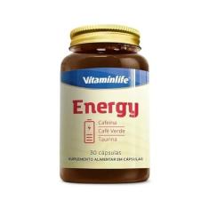 Imagem de Vitaminlife Energy (200Mg Cafeína + Café Verde + Taurina) 30 Cáps