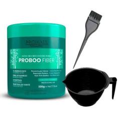 Imagem de Máscara Repara Proboo Fiber Prohall 500G + Cumbuca De Cabelo - Prohall