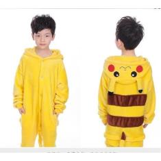 Imagem de Pikachu Pokemon Fantasia Pijama Kigurumi Macacão Roupa Infantil A Pron