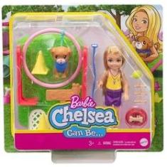 Boneca Barbie - Chelsea Club com Bichinho - Fantasia de Sanduíche