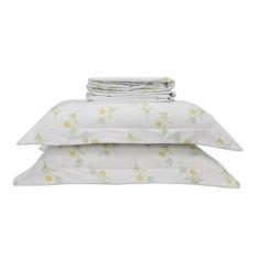 Imagem de Jogo De Cama Casa Blanca Percal 400 Fios 100% Algodão Egípcio King 4 P