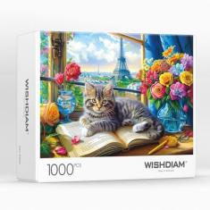 Imagem de Quebra-cabeças de 1000 peças para adultos, quebra-cabeça de gato, gatinho para mulheres e mãe, quebra-cabeça de gato para adultos 1000 peças e acima, quebra-cabeças presente para mulheres e mães