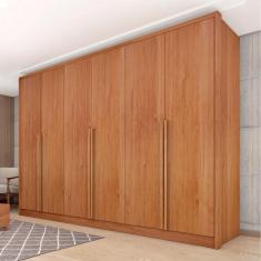 Imagem de Guarda-roupa Casal Realeza 6 Portas 6 Gavetas Cinamomo - Tcil