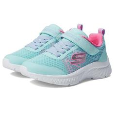 Imagem de Skechers Tênis feminino Microspec Plus Swirl Sweet, Aqua/Rosa, 16