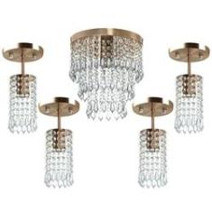 Imagem de Kit 4 Clearcrillic + Lustre Manucrillic Cobre