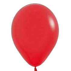 Imagem de Balão Vermelho de Látex - 9 Polegadas - 50 Unidades