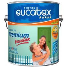 Imagem de Tinta Eucalux Esmalte Premium  Del Rey 225 Ml Eucatex
