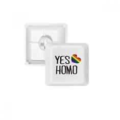 Imagem de Yes Homo LGBT Teclado mecânico Rainbow Love Kit de atualização para jogos