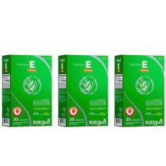 Imagem de Kit 3 Vitamina E 400Mg Dose Máxima 30 Cápsulas - Katigua