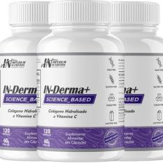 Imagem de 3X Colágeno + Vitamina C (360 Cápsulas) IN-Derma+ Imperium Nutrition