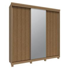 Imagem de Guarda Roupa Casal 3 Portas de Correr Espelho Rimo New Honduras - Móve