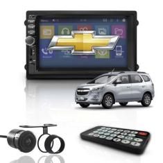 Imagem de Kit Central Multimídia Mp5 2 Din Bt Espelhamento Dvd Gm Spin - First O