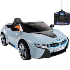 Imagem de Carro Eletrico Infantil Belfix BMW i8 12V Azul Controle Remoto