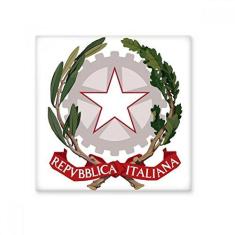 Imagem de Decalque brilhante de ejo de cerâmica com emblema nacional da Itália Europa