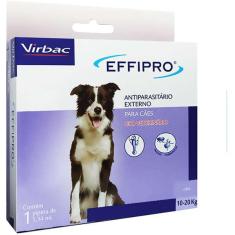 Imagem de Antipulgas E Carrapatos Virbac Effipro 1,34 Ml - Cães De 10 Até 20 Kg