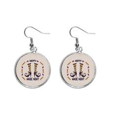 Imagem de Magic Boots of Halloween Brinco pendente prata joia feminina