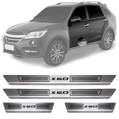 Imagem de Soleira De Aço Inox Escovado Lifan X60 X-60 4 Portas 2013 14 15 16 17 18 19