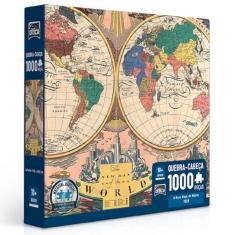 Imagem de Quebra cabeca O novo mapa do mundo 1000 pecas toyster