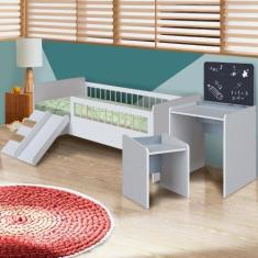 Imagem de Conjunto Quarto Infantil Melvin Com Cama Montessoriana Colchão Ortobom