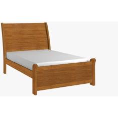 Imagem de Cama Solteiro estrutura em MDF design moderno - Siena-Nature - Bianchi Móveis