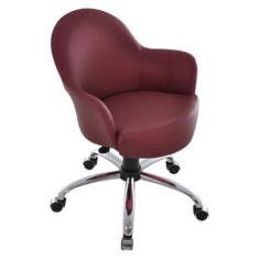 Imagem de Poltrona Para Recepção De Escritório Linha Recepção Komorory Vermelho