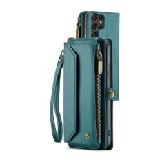 Imagem de Capa carteira crossbody para samsung galaxy s24 s23 s21 s20 fe s22 ultra plus a54 a53 a52s a52 a34 a33 a25 a23 a22 a14, verde, para galaxy s22