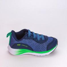 Imagem de Tênis Infantil Kidy Energy Bebê Azul Marinho Verde