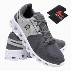 Imagem de Tênis Esportivo Masculino Cadarço Academia Fitness + Carteira-Masculino