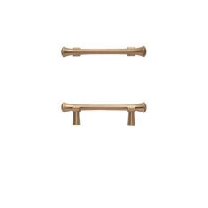 Imagem de O armário de aço inoxidável de bronze antigo segura os botões da barra de t puxadores modernos da gaveta para a ferragem do armário de cozinha para o quarto, xbj, 76mm, 1