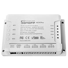 Imagem de Sonoff 4CH Pro R2 Tomada Inteligente e Controle Remoto Wifi