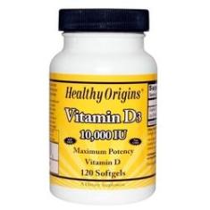 Vitamina D D-3 10000 IU (120 Gels) Healthy Origins