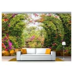 Imagem de Papel De Parede Jardim Japonês Flores 3D 7,50m² Jjp21