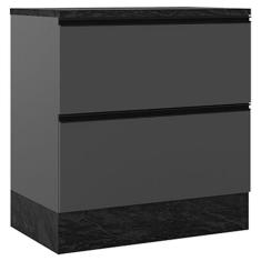 Imagem de Balcão De Cozinha 80cm Etna Grafite - Poliman