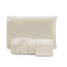 Imagem de Lençol Queen 3 Peças Ponto Palito 400 Fios Micropercal