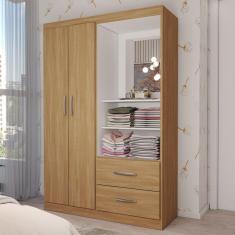 Imagem de Guarda-Roupa Infantil Gabe 2 Portas 2 Gavetas com Espelho Cinamomo - Panorama Móveis