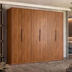 Imagem de Guarda-Roupa Casal Atrice 6 Pt 6 Gv Nogueira - Modern