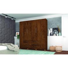 Imagem de Guarda Roupa Canadá 6 Portas Imbuia - Vila Rica
