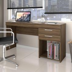 Imagem de Escrivaninha 121cm 2 Gavetas Espanha Notável Nogal