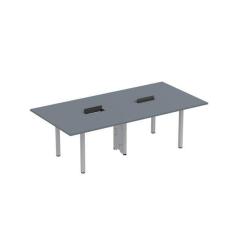 Imagem de Mesa Reuni o 240cm X 140cm Mrcpb2414 Grafito/cinza