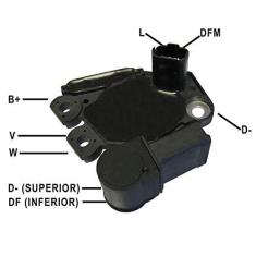Imagem de REGULADOR DE VOLTAGEM OROCH 2.0 16V 2016 EM DIANTE 14V Campo Negativo 2620798