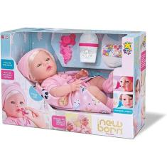 Imagem de Boneca Diver New Born Premium Menina c/ Cabelo Divertoys