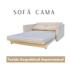 Imagem de Sofá Cama Medida 1.63Mts Tec Acquablock Impermeável - 4R Estofados