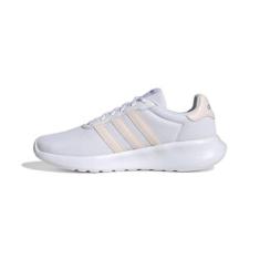 Imagem de adidas Tênis de corrida feminino Lite Racer 3.0, Branco/Rosa, 35