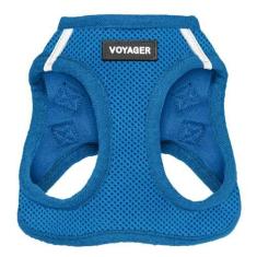 Imagem de Best Pet Supplies Peitoral Para Cães Voyager Step-In Air – Colete De Malha Para Todos Os Climas Para Cães Pequenos E Médios Da – Arnês (Azul Royal) Pequeno
