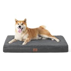 Imagem de Cama para cães Bedsure ortopédica grande com capa removível lavável