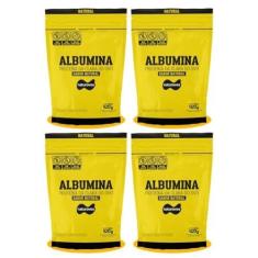 Imagem de Kit 4x Albumina Naturovos 420g Sabor Natural