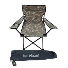 Imagem de Cadeira Pesca Araguaia Porta Copo Camuflada Dobrável Confort