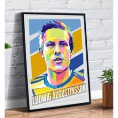 Quadro decorativo emoldurado Kalvin Phillips Jogador de Futebol