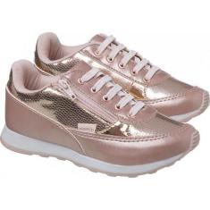 Imagem de Tênis Classic Infantil Feminino Cobre Fecho Zíper Leve Conforto - Cami